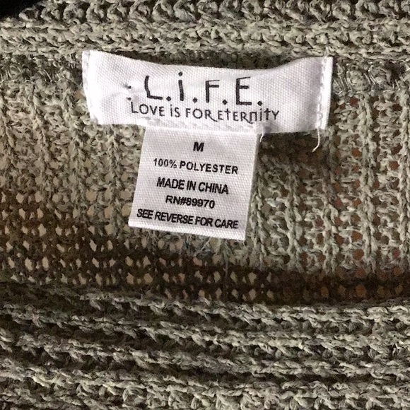 Grey knit sweater - Picture 3 of 5